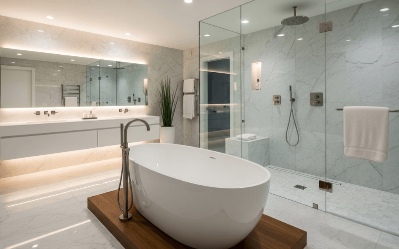 renovacion de espacios bano casa chalet rivas madrid